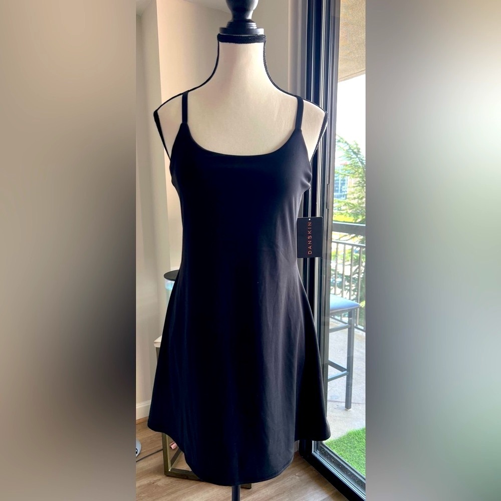 Danskin Black Strappy Jumpsuit